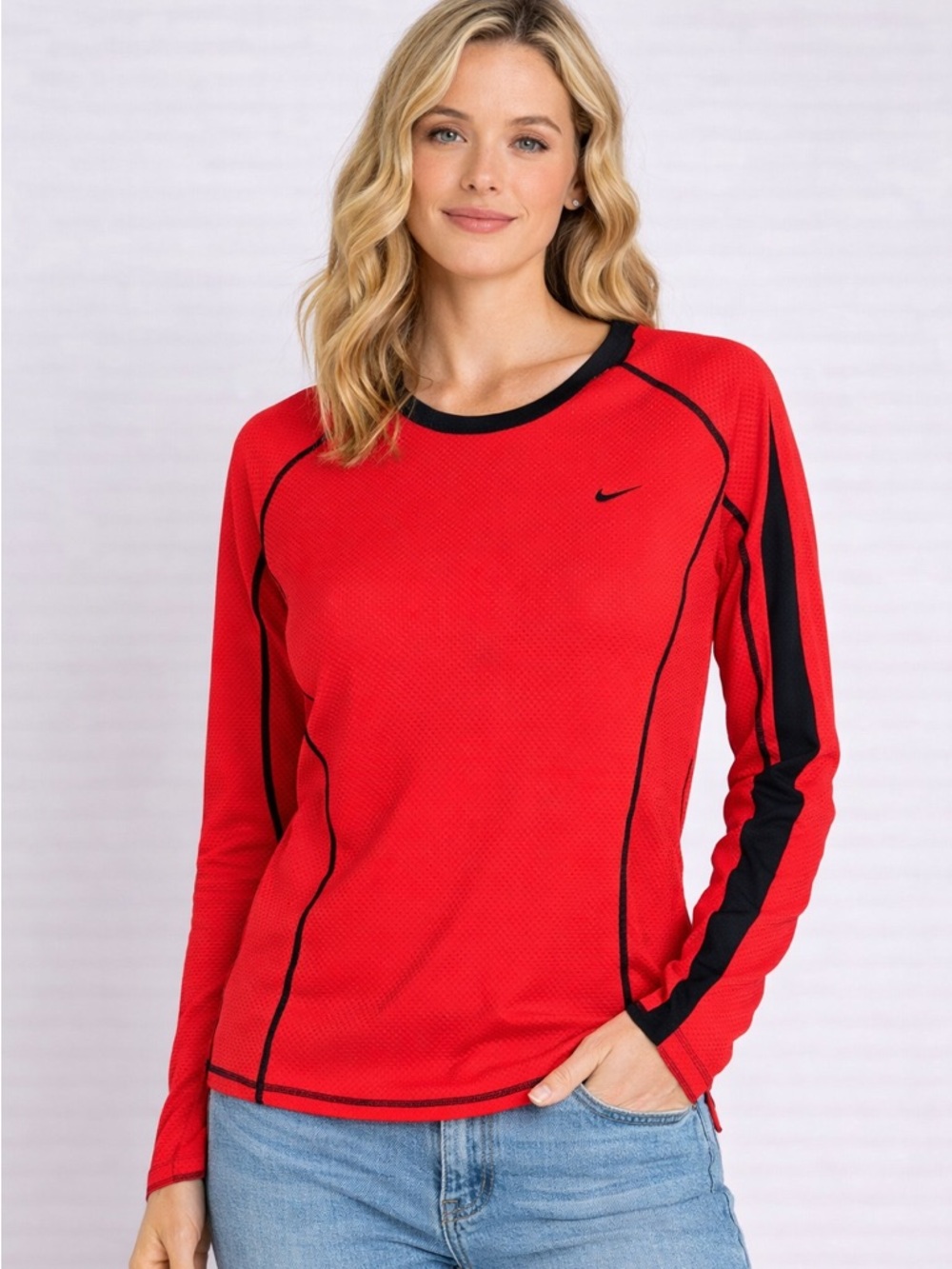 Vintage Nike Sphere Dri-Fit Long Sleeve Athletic Top Size Medium